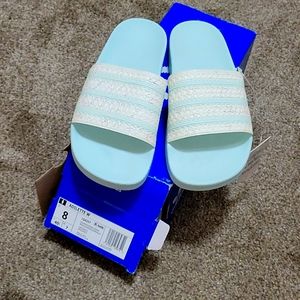 ADIDAS ADILETTE SLIDES / Color: Ice Mint